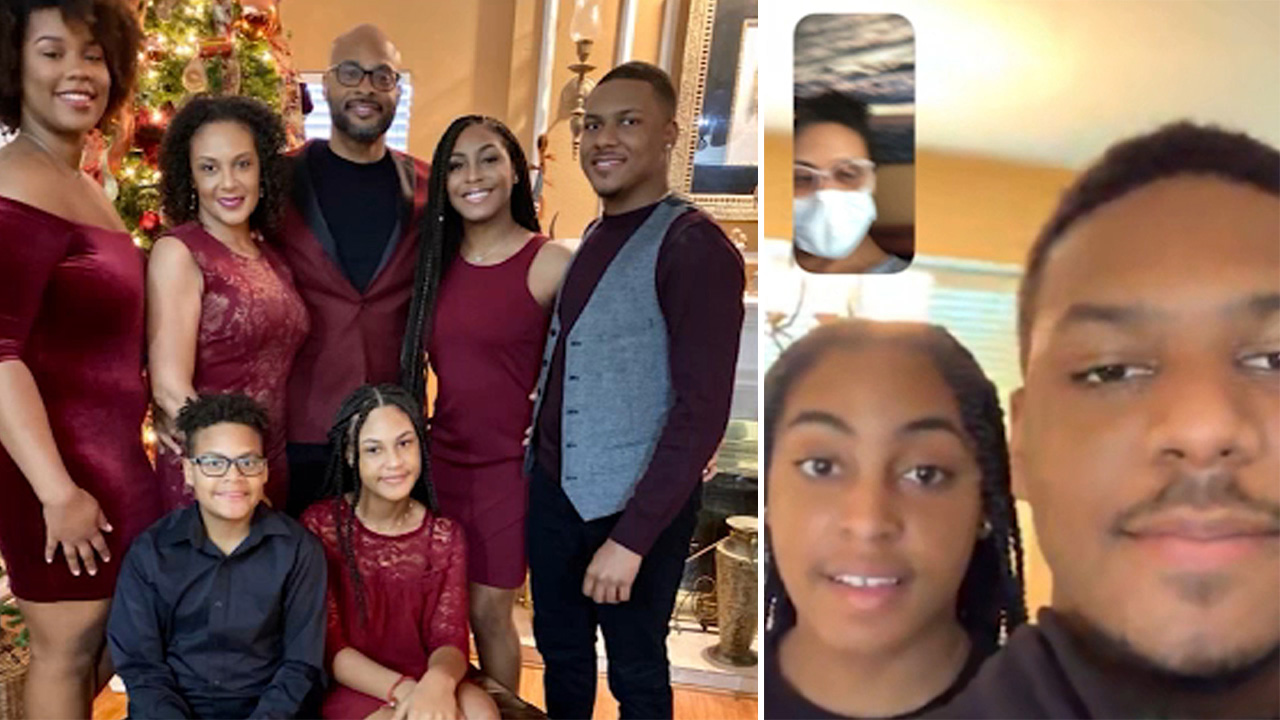 How a family of 7 battling COVID-19 stays connected