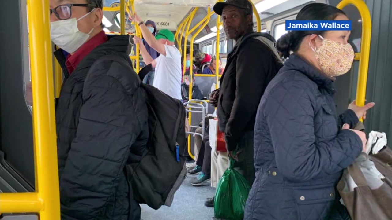 Overcrowding on SF buses after MTA slashes 80% of routes