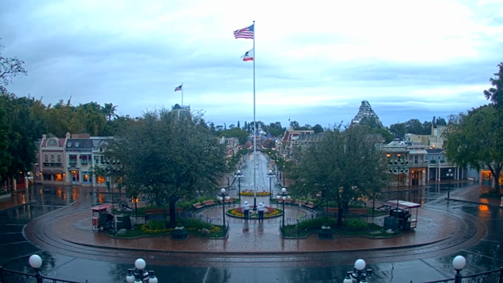 Disneyland raises American flag on Main Street, creates moment of hope