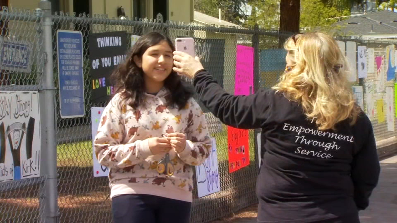 Local teens meet their elementary school penpals in virtual reveal