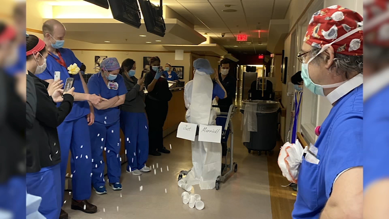 2 Duke doctors who postponed wedding due to COVID-19 exchange vows in impromptu ceremony 