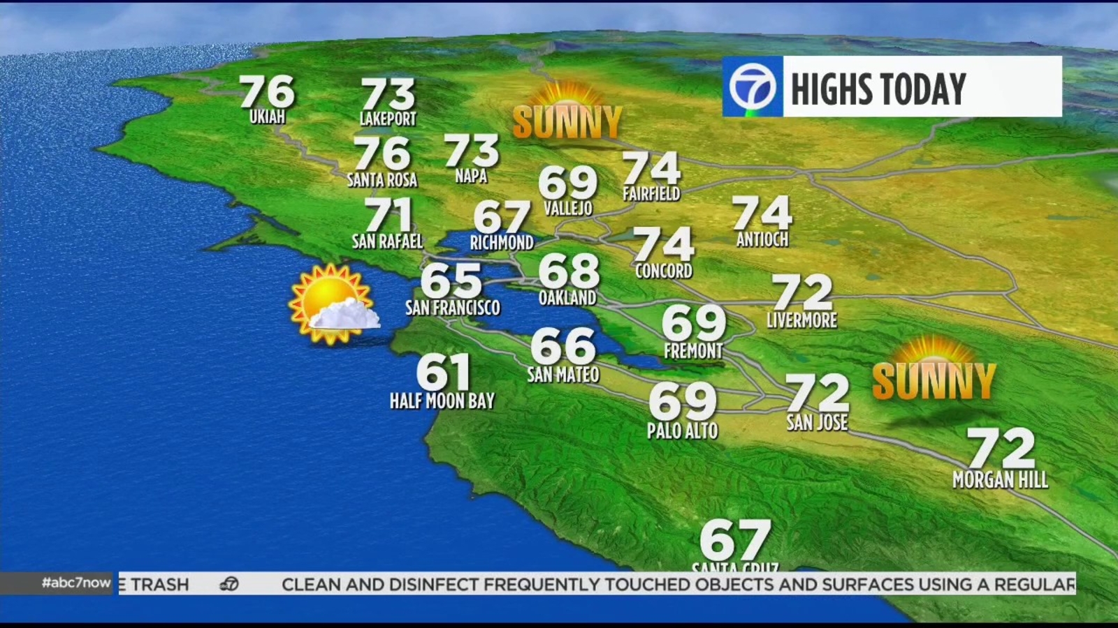 AccuWeather forecast Early week spring warmth, showers possible this