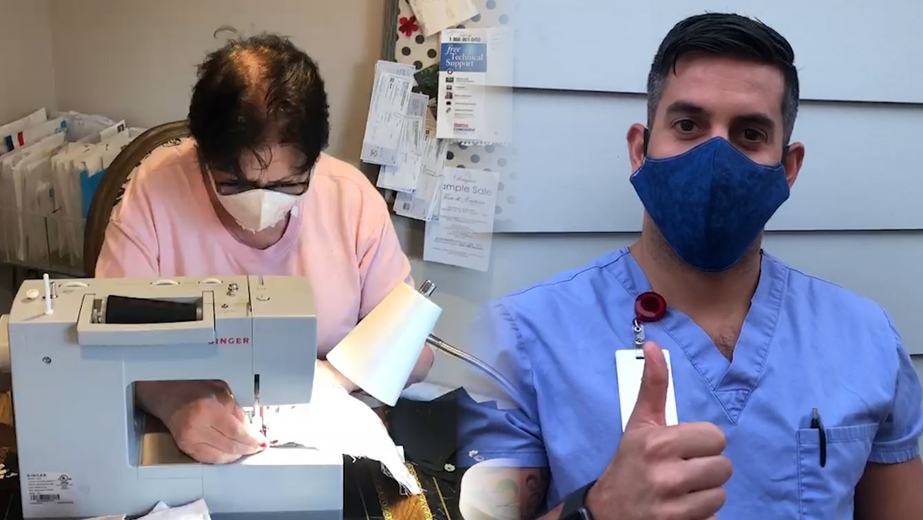 Long Island dress shop sews masks for donation