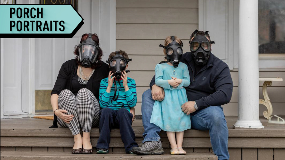 Photographer snaps porch portraits during pandemic