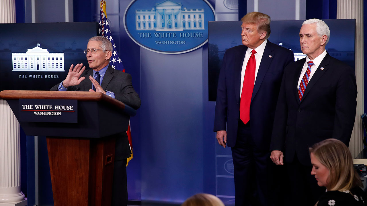 Trump says he and Fauci are on the same page