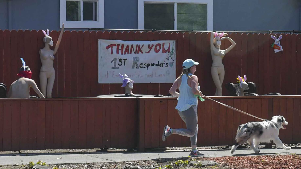 Santa Rosa man's mannequins send social distancing message; 'Even a dummy can do it'