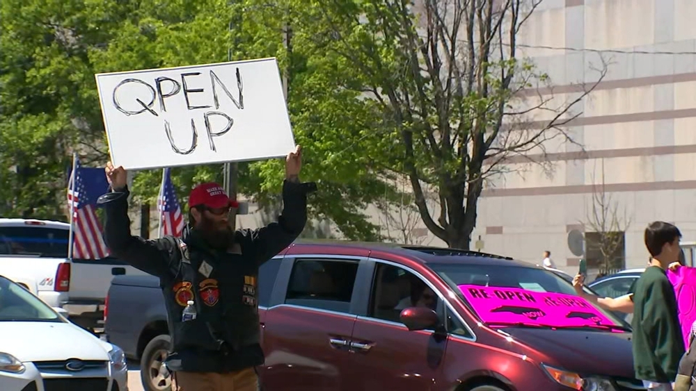 ReopenNC protesters dispersed after hundreds gather against NC stay-at-home order