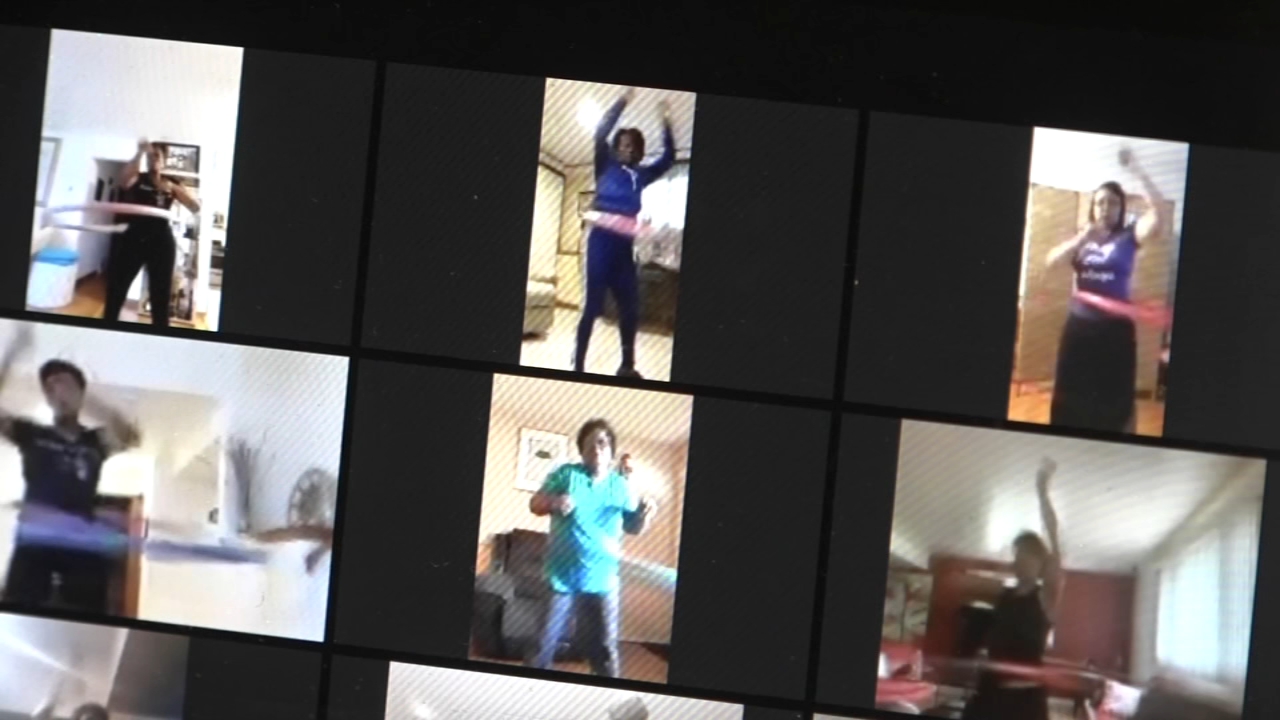 Hula hooping class keeps women positive, fit during COVID-19 outbreak