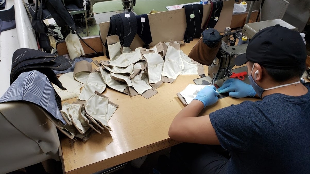 Famed Brooklyn suit maker shifts focus to PPE during pandemic