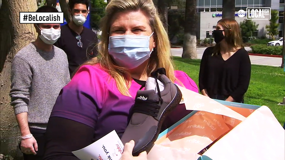 SoCal entrepreneur gives free meals and shoes to medical workers