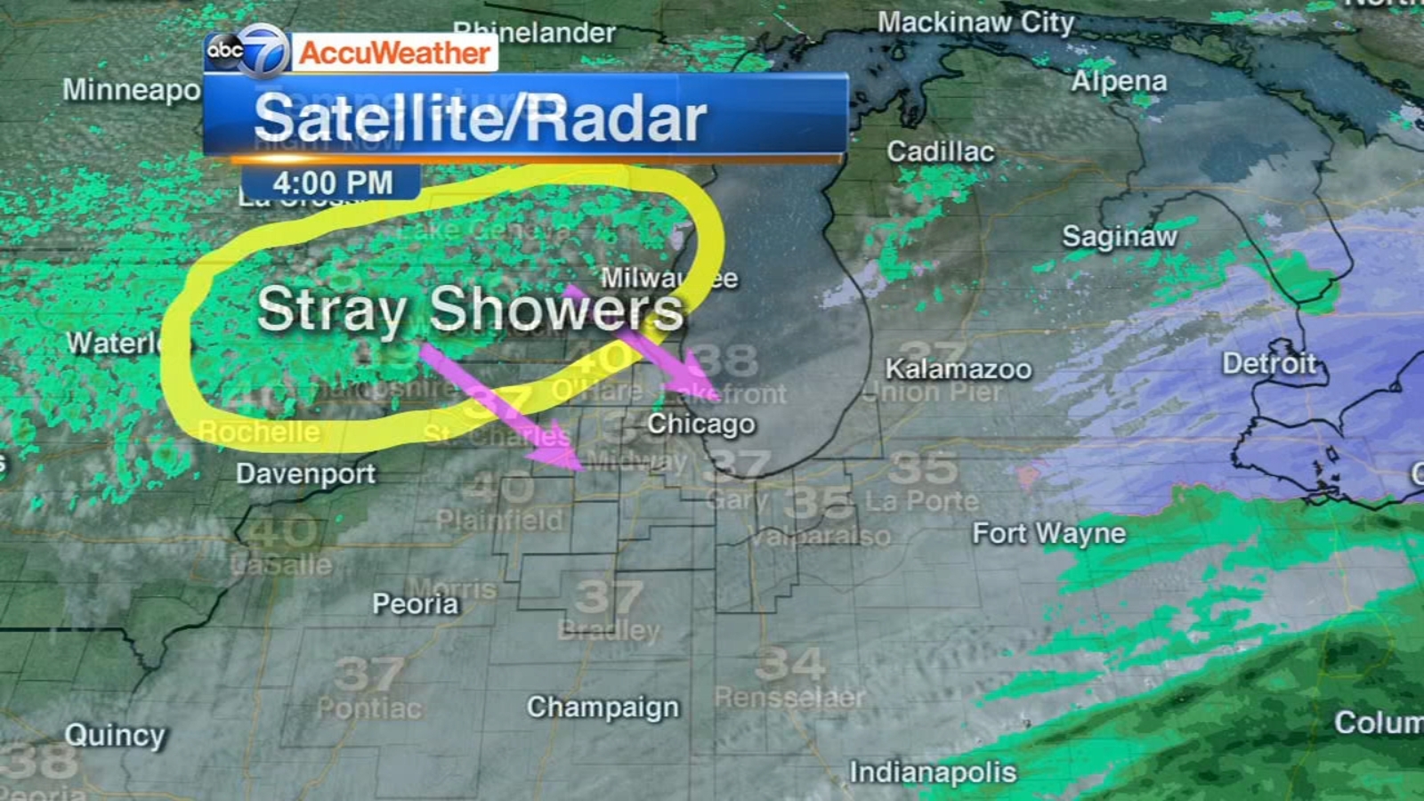 Chicago AccuWeather Foggy Cold With A Stray Shower Possible ABC7 Chicago