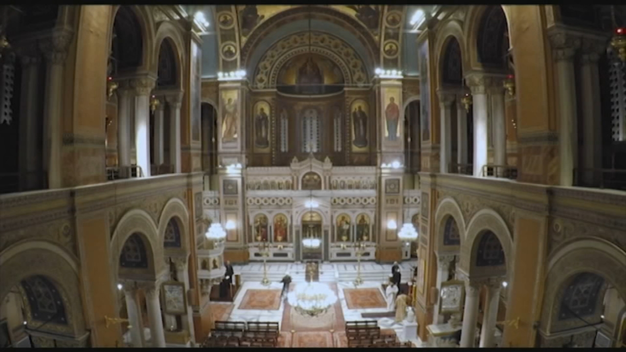 Greek Orthodox Easter services held in virtually in empty churches amid COVID-19 crisis