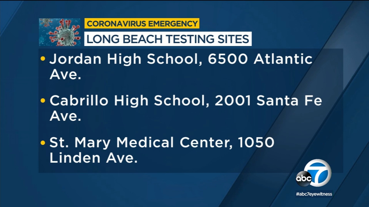 Coronavirus Three New Testing Sites Opening In Long Beach Abc7 Testing Sites Opening In Long Beach