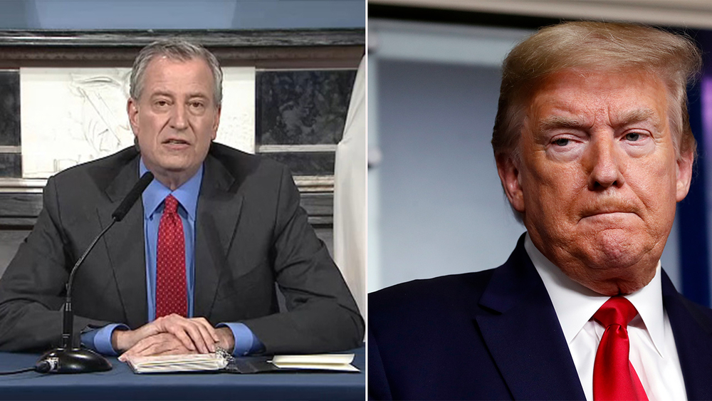 de Blasio to Trump: "Where are you?"