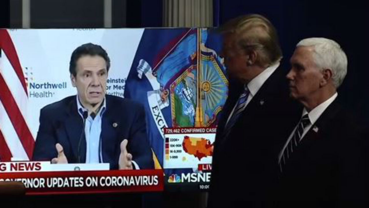 President Trump thanks, compliments NY Gov. Andrew Cuomo