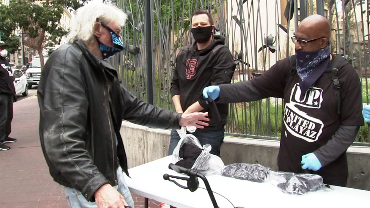 More than 1,000 show up for free face masks, hand sanitizer in SF