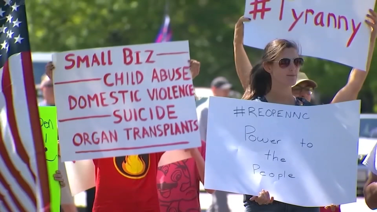 ReOpen NC gearing up for Tuesday rally against Gov. Cooper's stay-at-home order