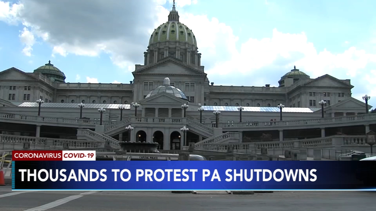 Thousands expected to protest Pennsylvania COVID-19 shutdown