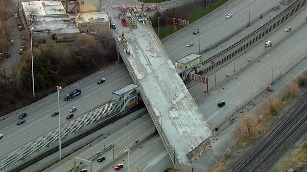 Demolition on Montrose Bridge over Kennedy Expy begins Friday