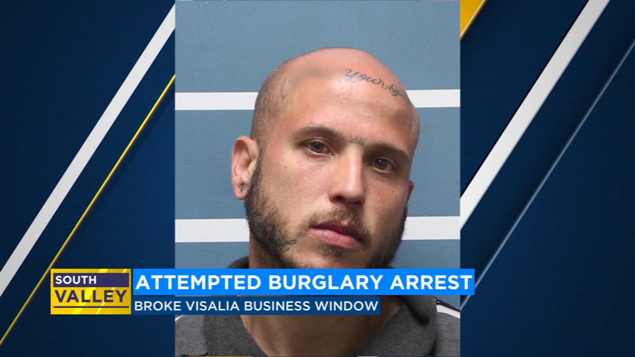 Man arrested for trying to break into Downtown Visalia business