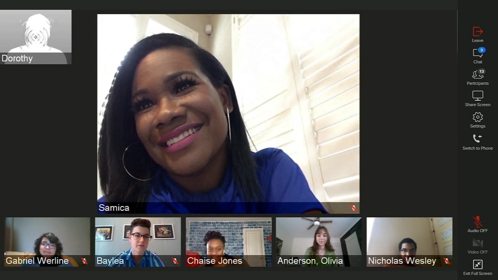 ABC13 anchor Samica Knight inspires HSPVA students