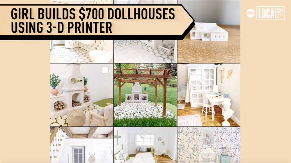 13-Year-Old Uses 3-D Printer to Make $700 Doll Houses