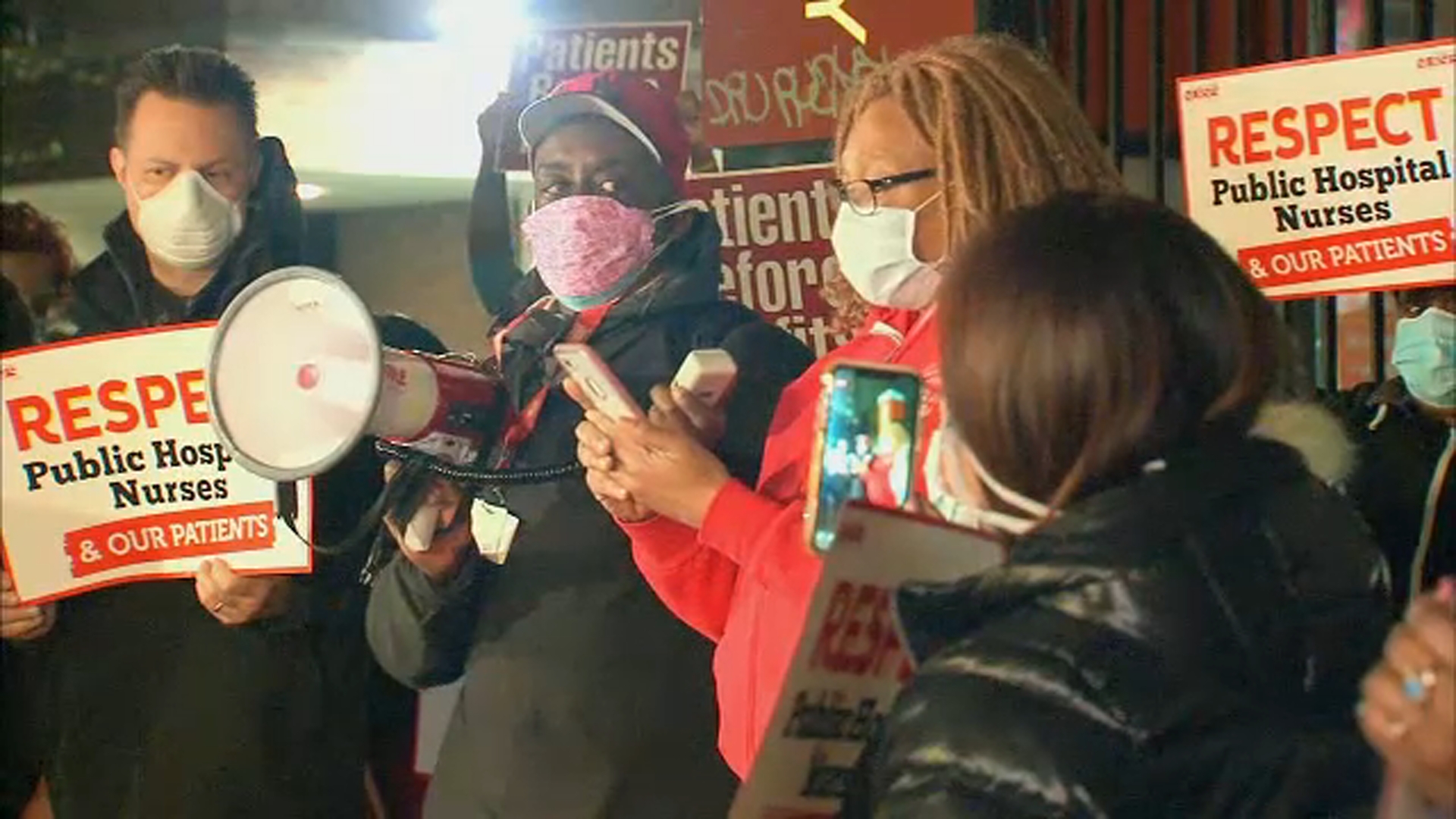 New York nurses union sues 2 hospitals, department of health