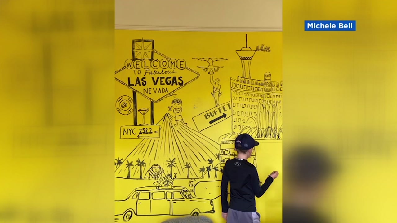 Coronavirus creativity: SF family turns canceled trips into dining room wall art