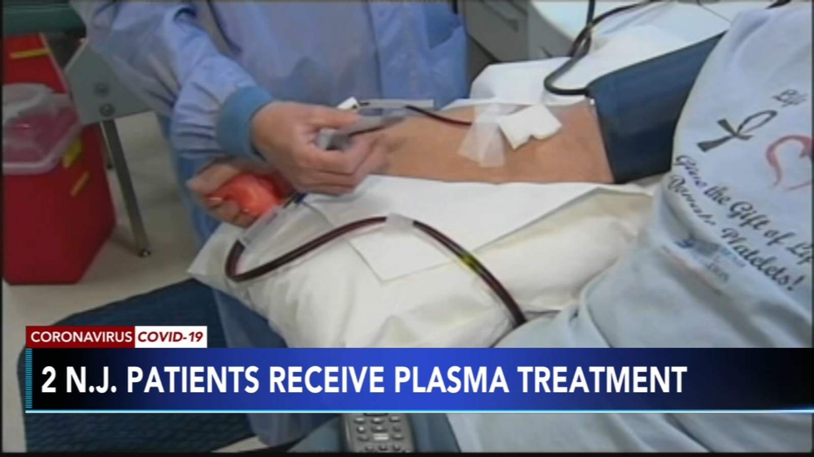 Two New Jersey COVID19 patients receive blood plasma treatment 6abc
