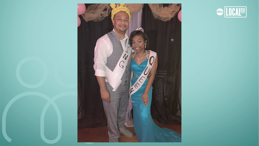 Dad throws at home prom for daughter