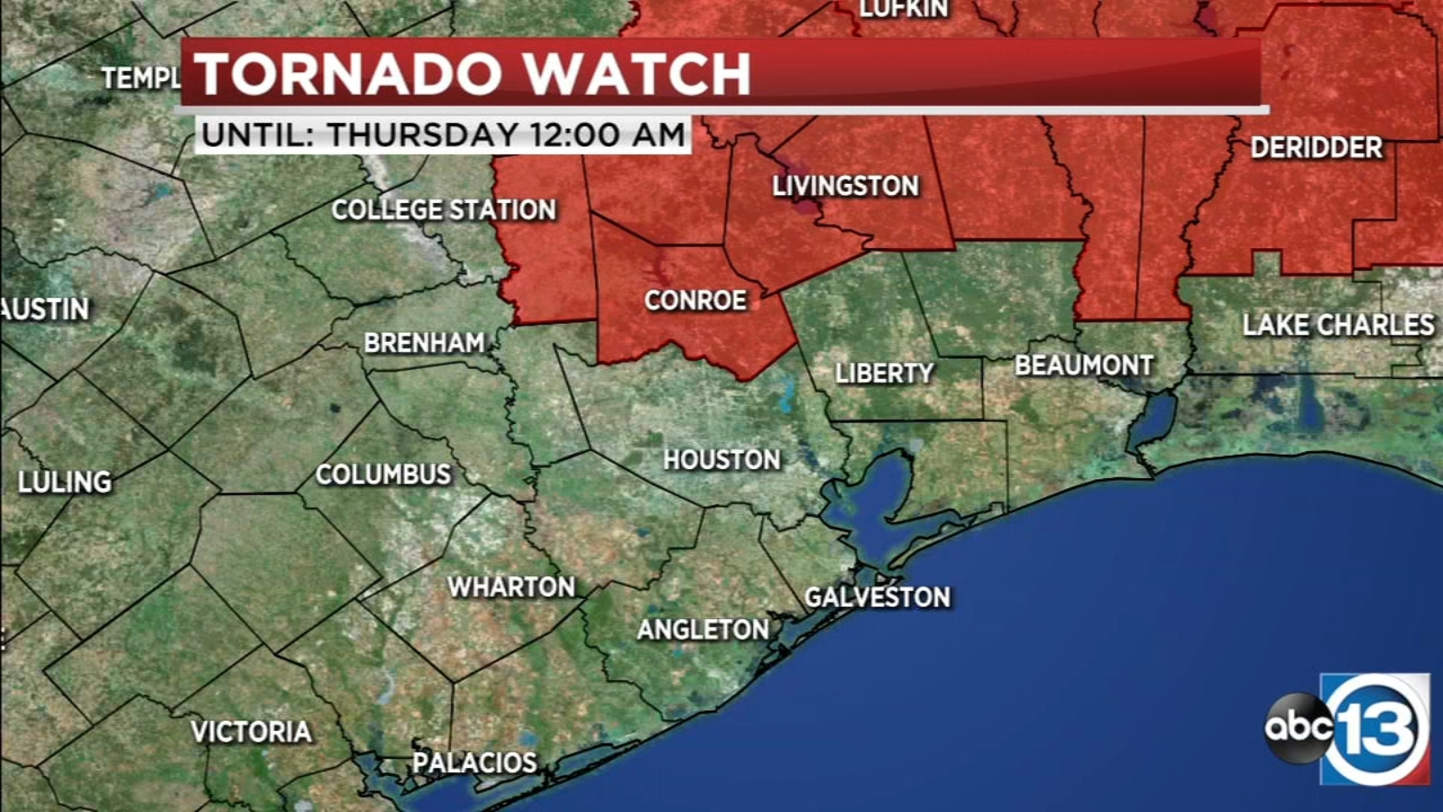 Dangerous tornado strikes near Lake Livingston ABC13 Houston