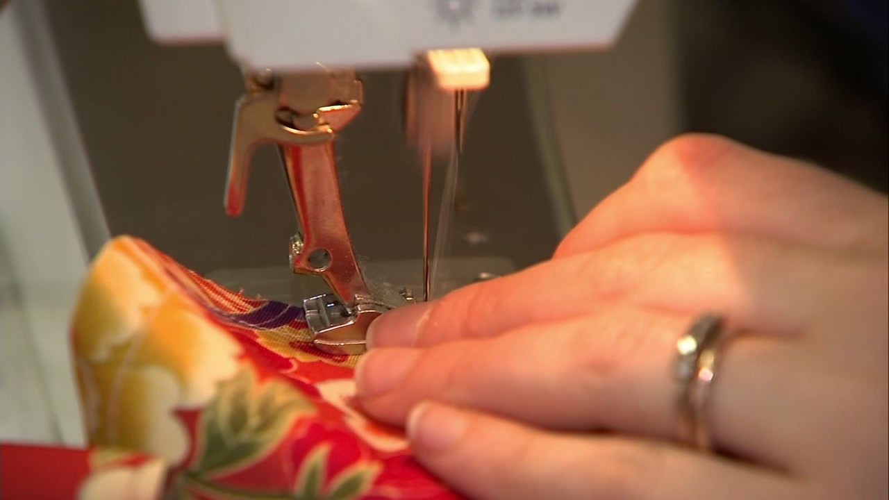 Nail salon in Oakland's Montclair neighborhood transforms into mask-making factory amid pandemic