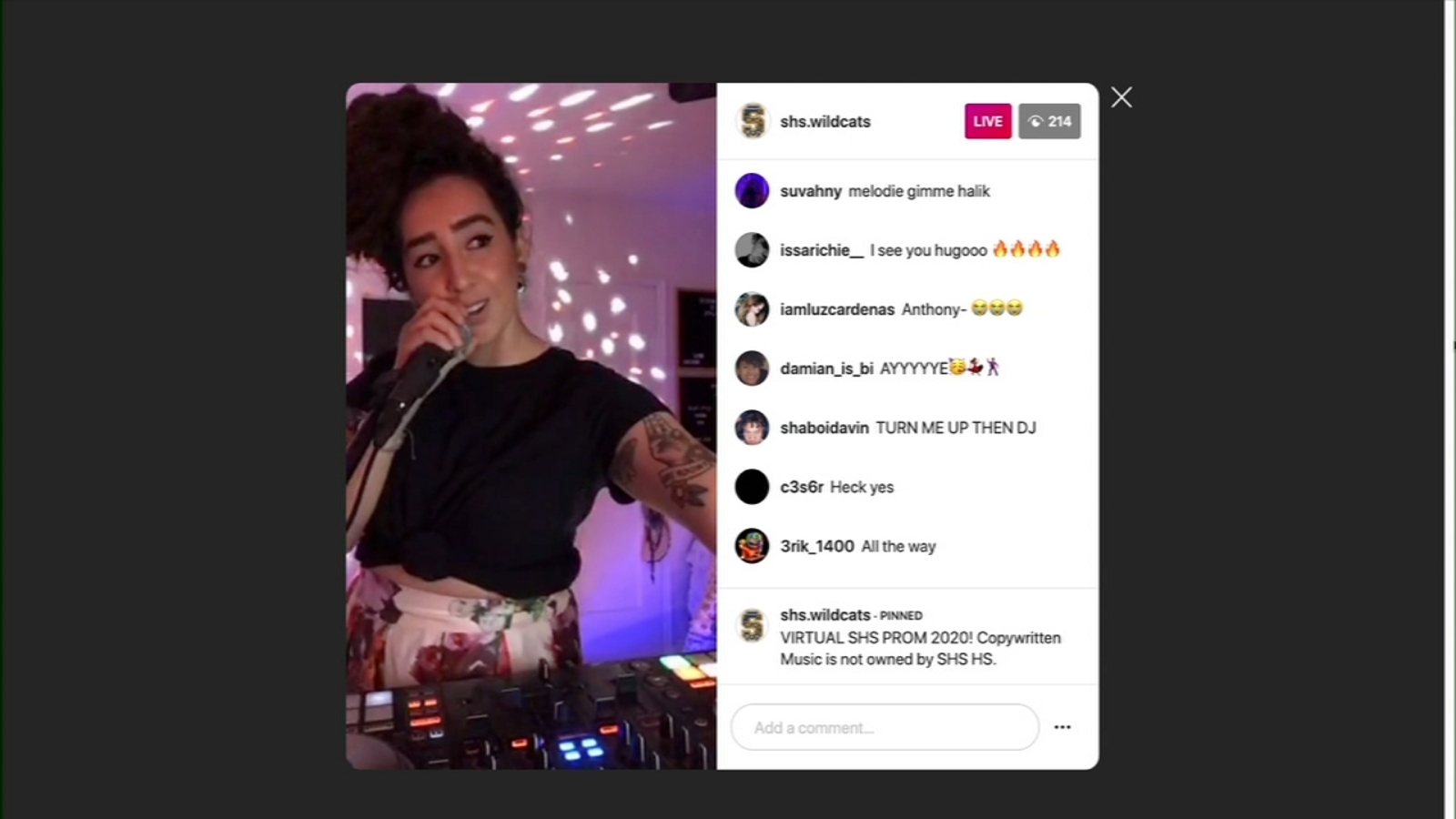 Students at Fresno's Sunnyside High attend prom live on Instagram ABC30 Fresno