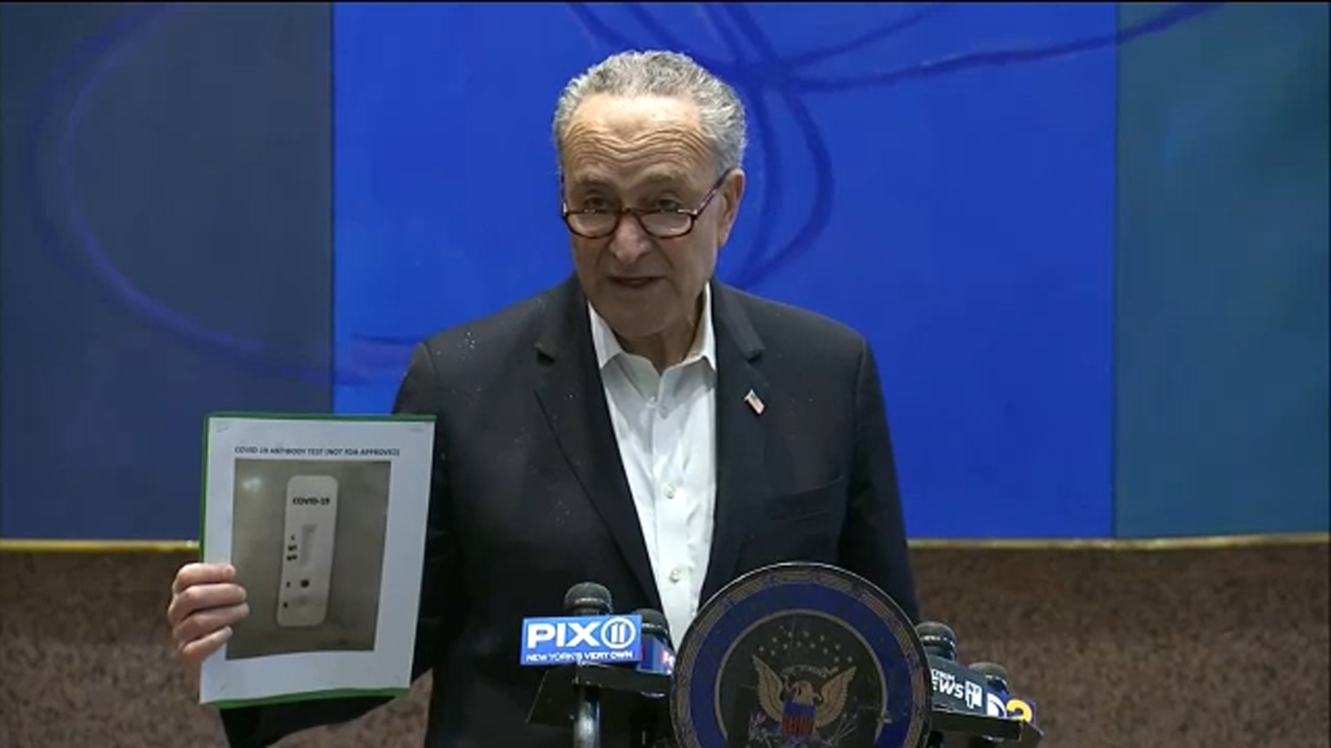Schumer wants FDA to crack down on at-home COVID-19 tests
