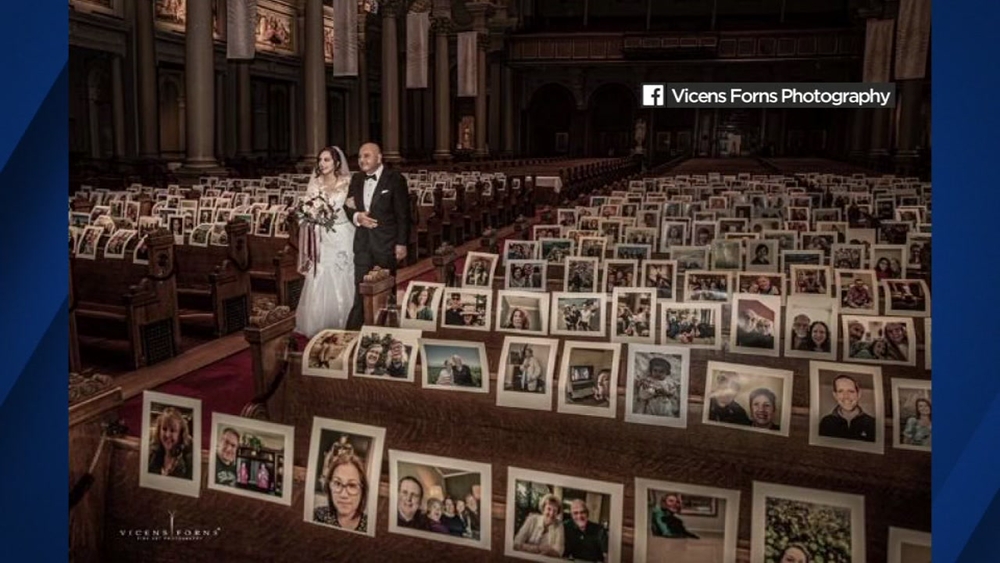San Francisco couple gets married in empty church