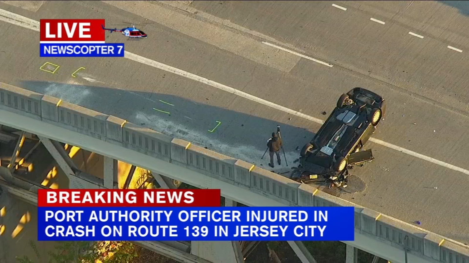 Port Authority officer injured in accident near Holland Tunnel in