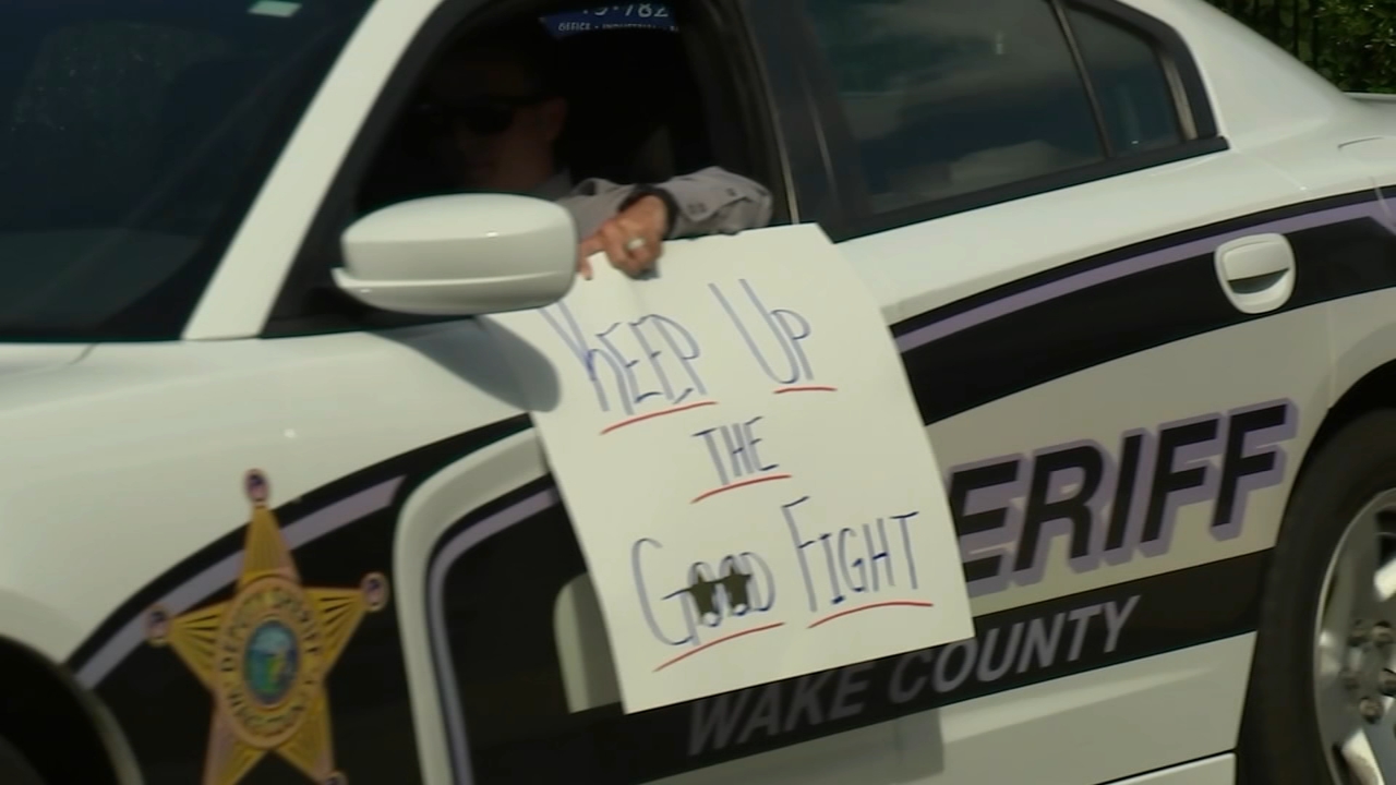 Wake County deputies say thanks to first responders