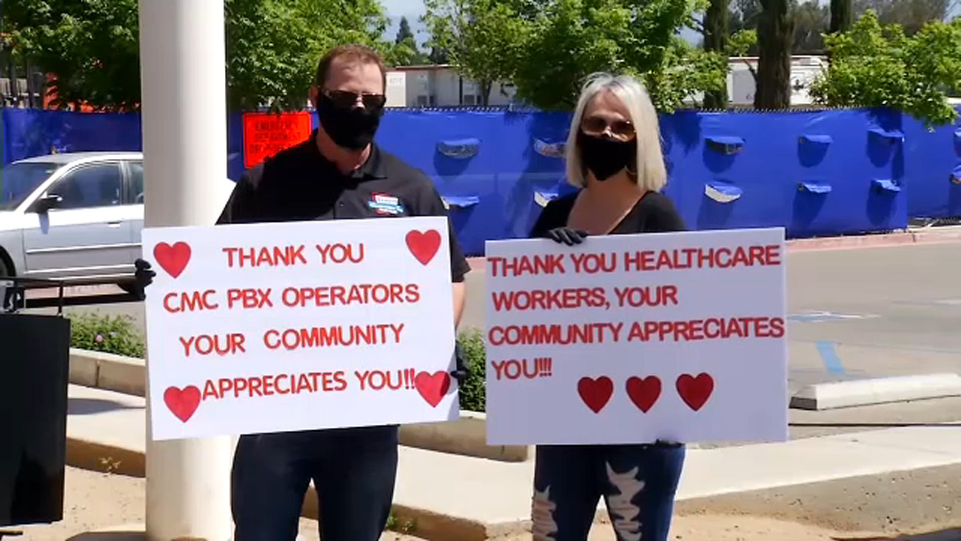 Clovis couple delivers lunches, treats to frontline hospital workers