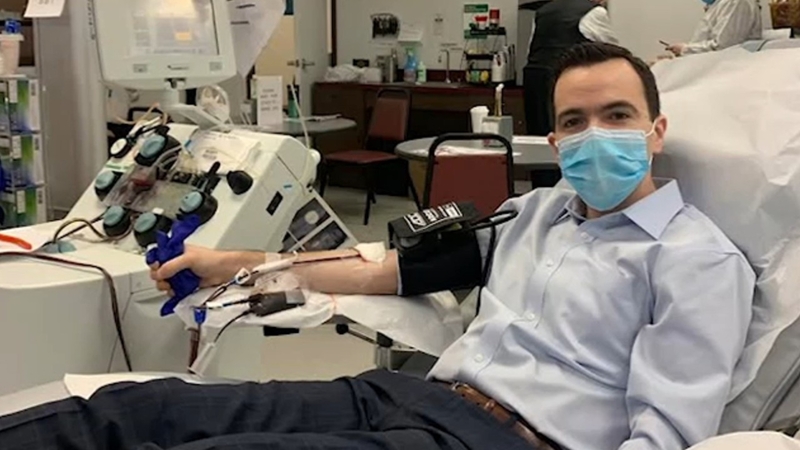 Coronavirus Nj Covid 19 Survivor Steps Up To Donate Blood Plasma To Critically Ill Patients Abc7 New York