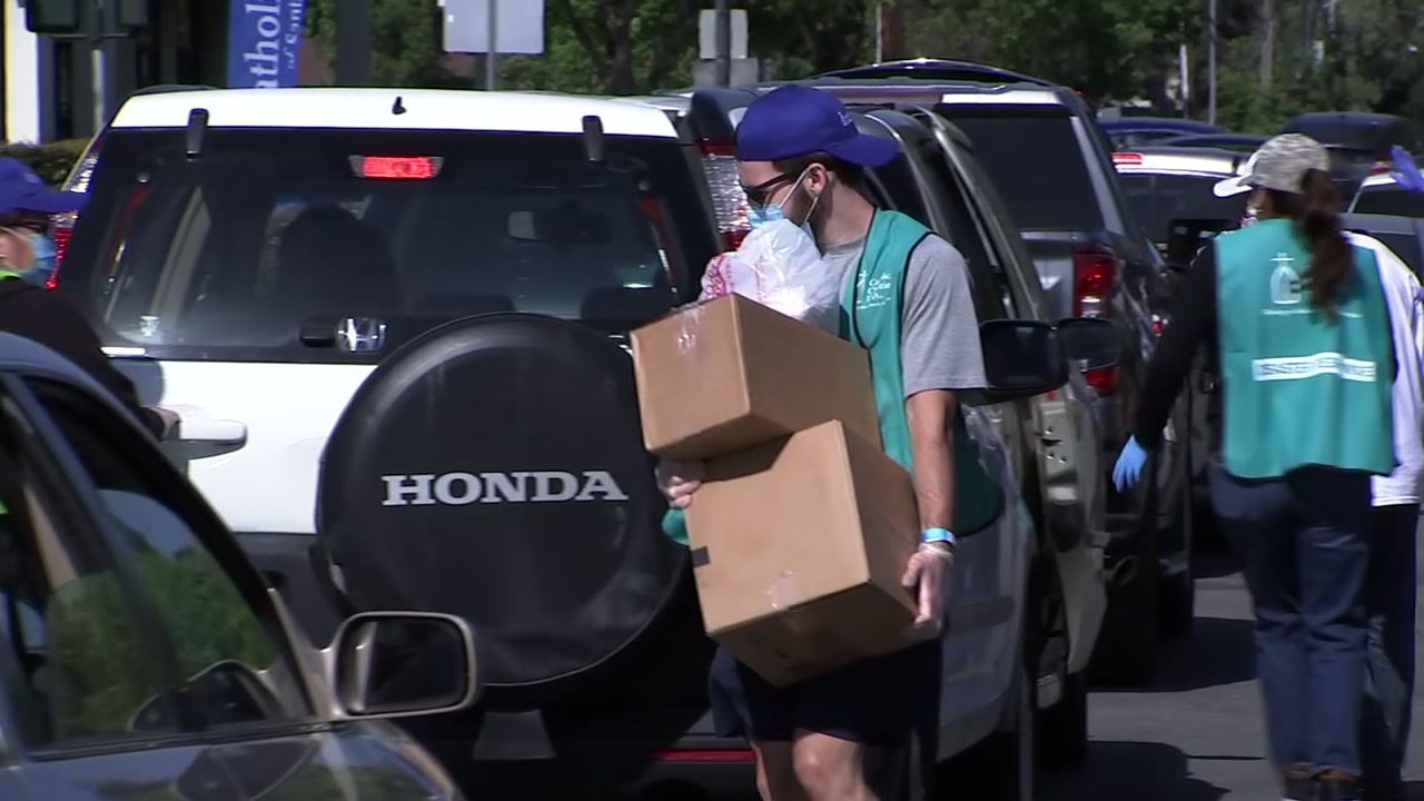 South Bay charity group continues drive-thru food distributions amid pandemic 