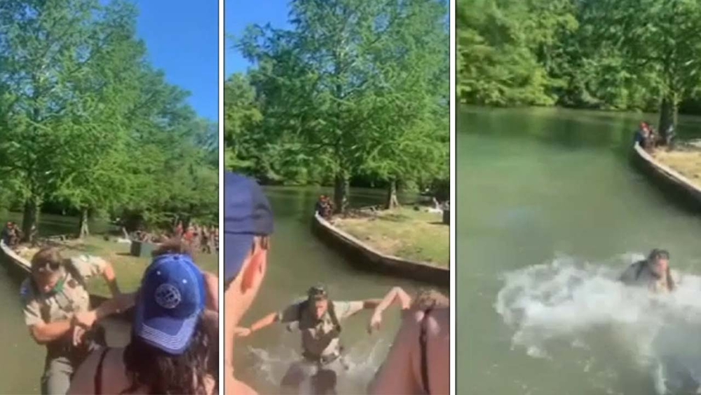 Austin park ranger shoved in water for telling people to social distance