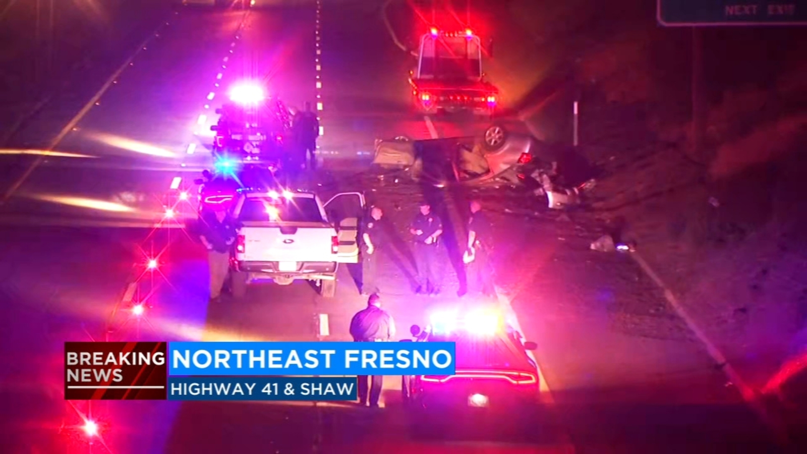1 killed, 3 injured in rollover crash on Highway 41 near Shaw in Fresno ...