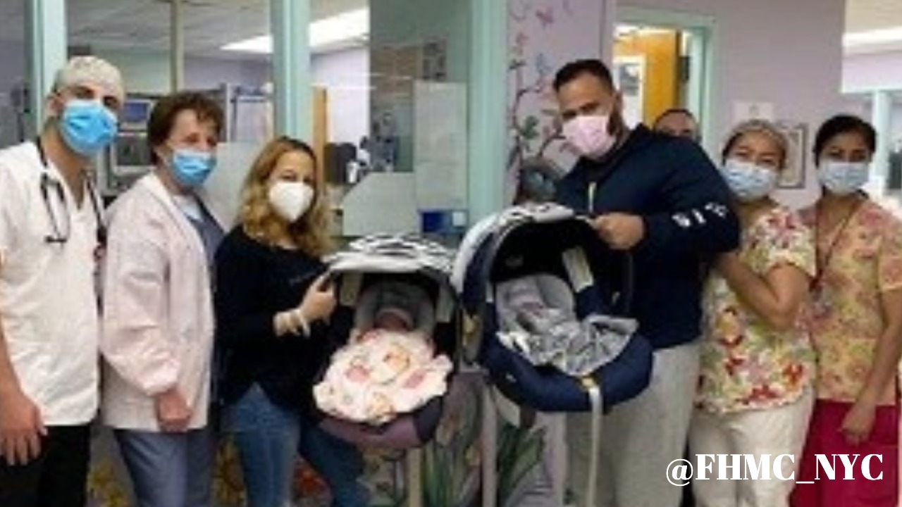 Twins discharged from hospital after mother battles COVID-19