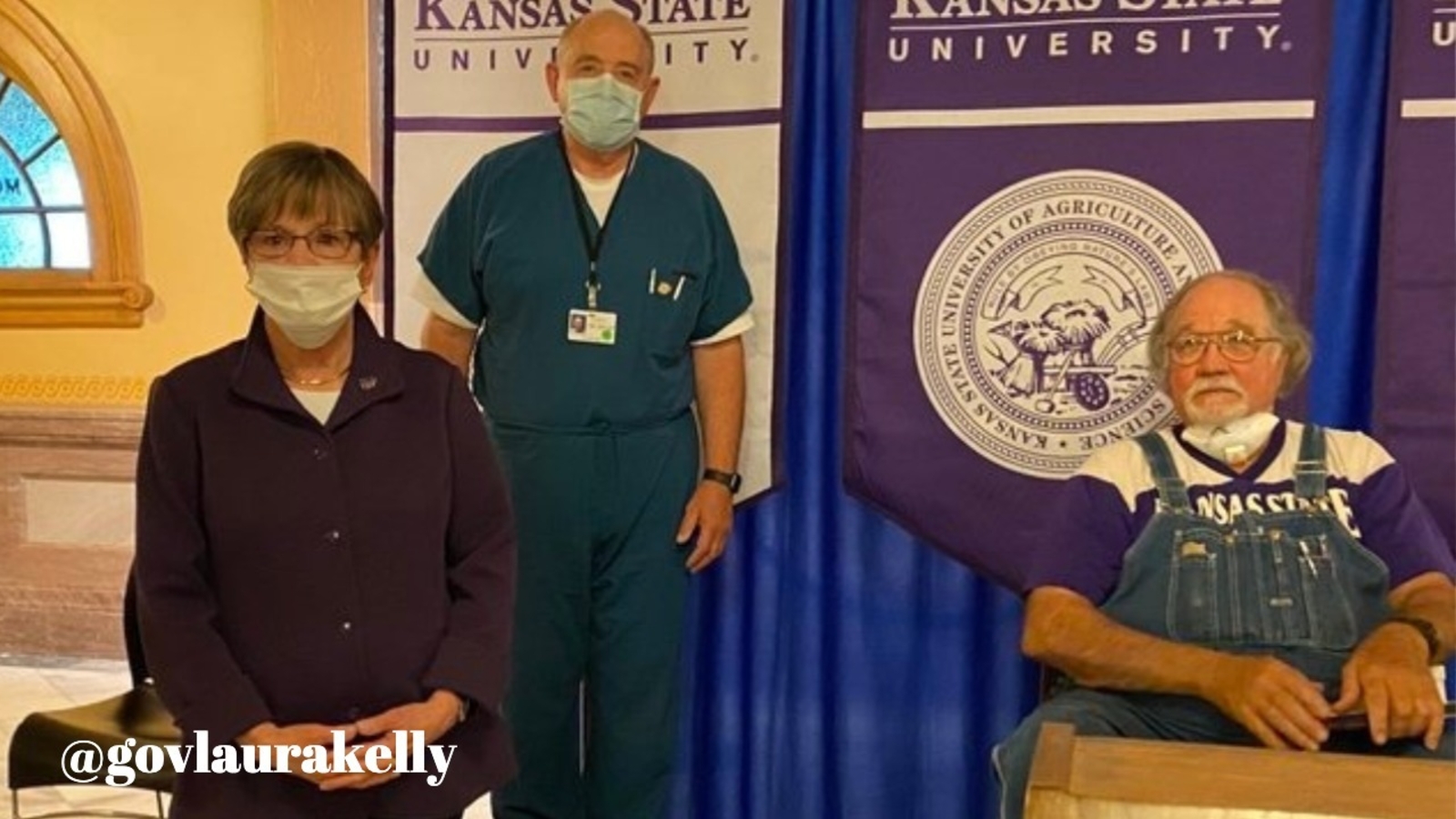 Coronavirus NY Retired Kansas farmer who gave Cuomo N95 mask awarded