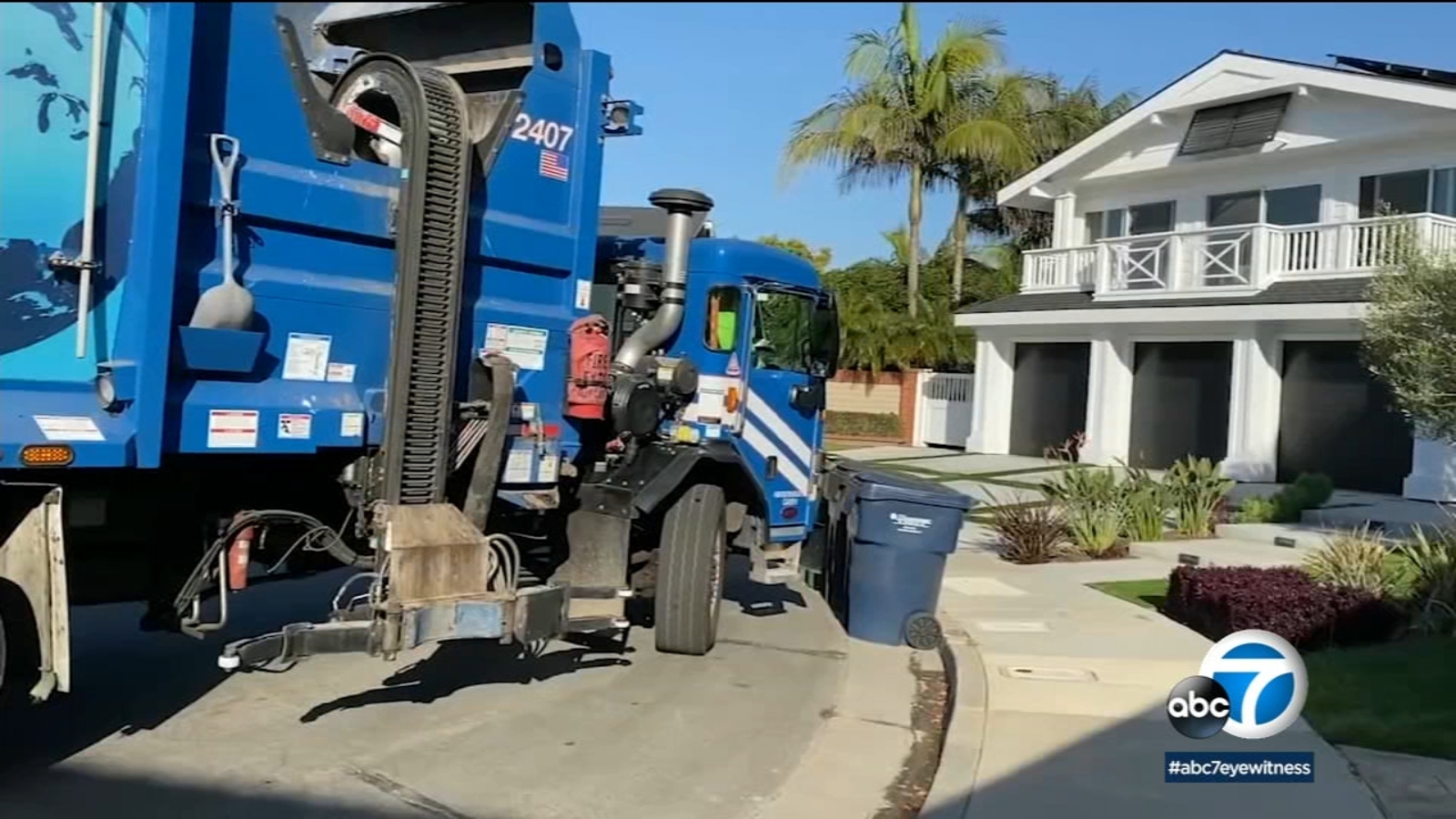 Trash truck drivers working more hours to meet increased demand of garbage amid coronavirus stay