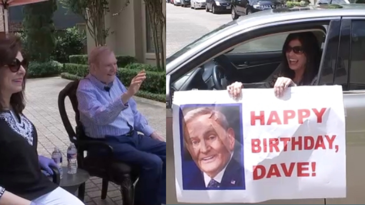 Dave Ward surprised with 81st birthday parade!