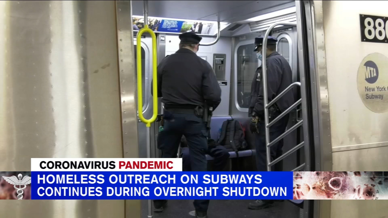 NYC moving dozens of homeless from subways during cleaning