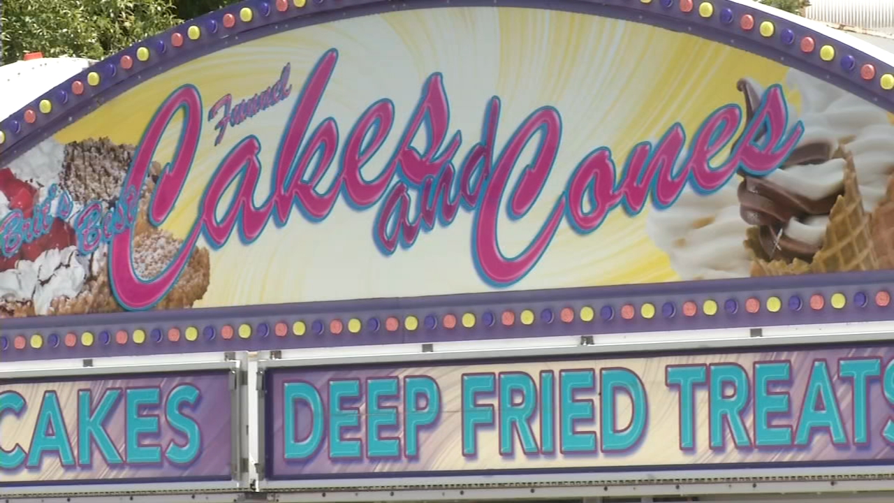 Hundreds line up for fresh cinnamon rolls, funnel cakes at Merced County fairgrounds