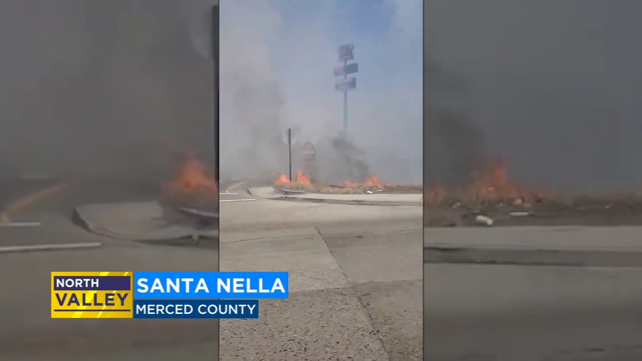 Update I 5 Back Open In Merced County After Big Rig Sparks Brush Fire Abc30 Fresno