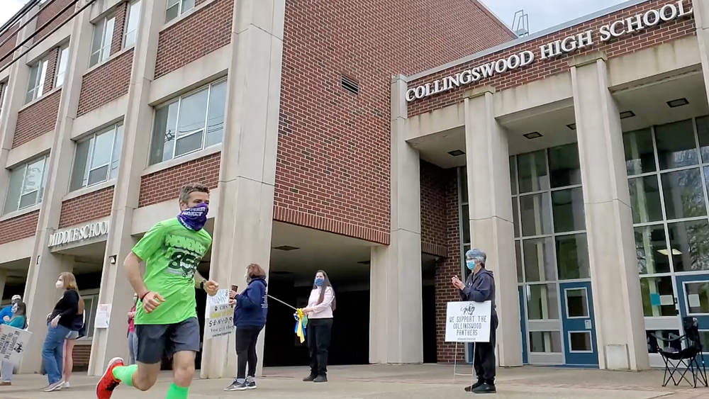 Runner clocks 20.20 miles to raise money for the Class of 2020